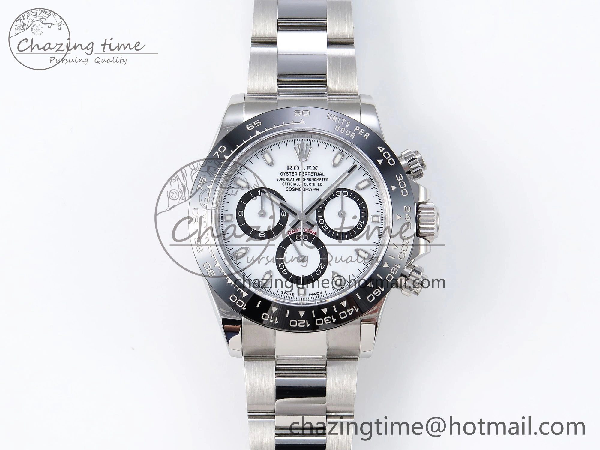 Daytona 116500 ZF 1:1 Best Edition 904L SS Case and Bracelet White Dial SH Affordable 1678