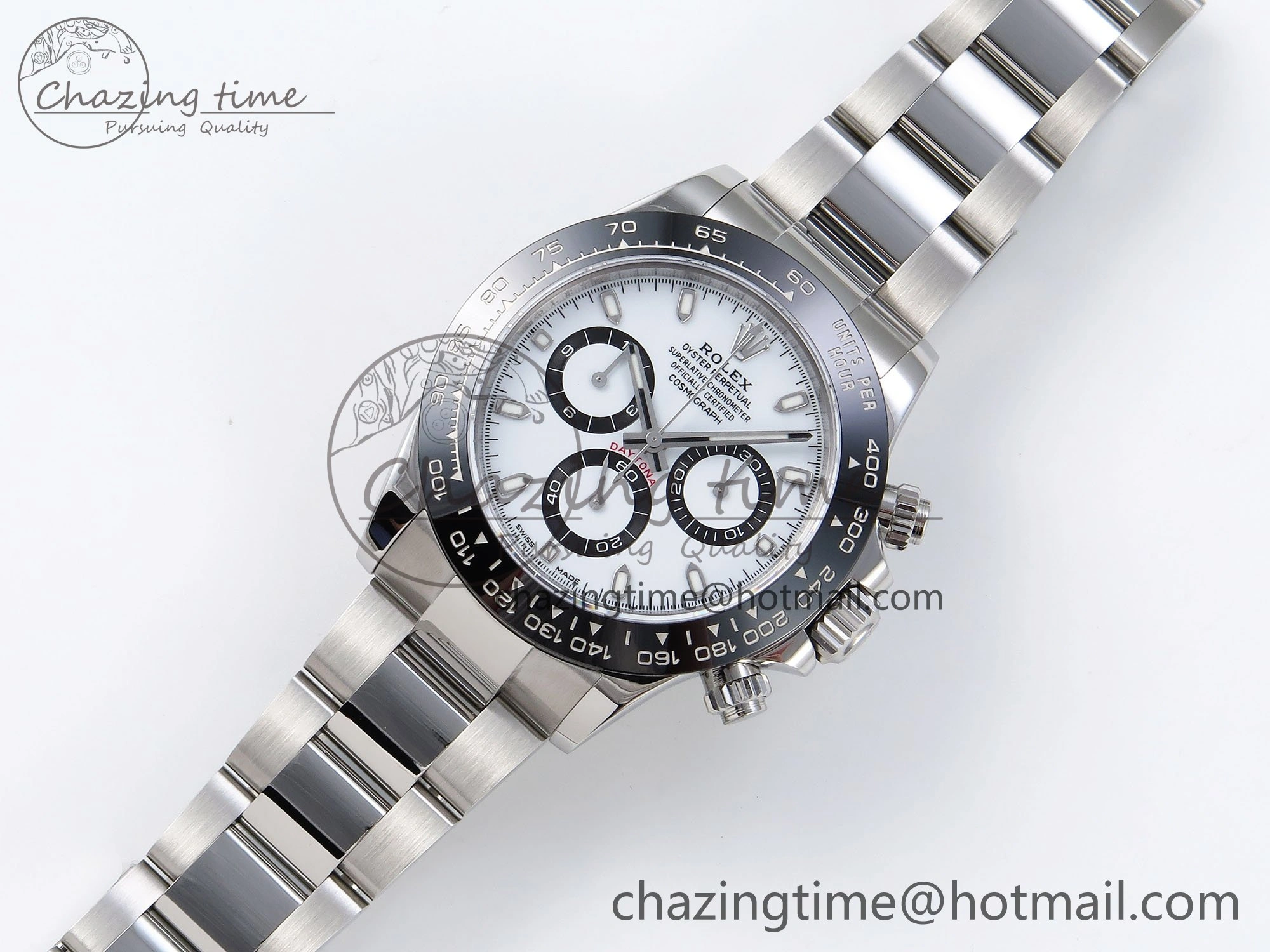 Daytona 116500 ZF 1:1 Best Edition 904L SS Case and Bracelet White Dial SH Affordable 1678