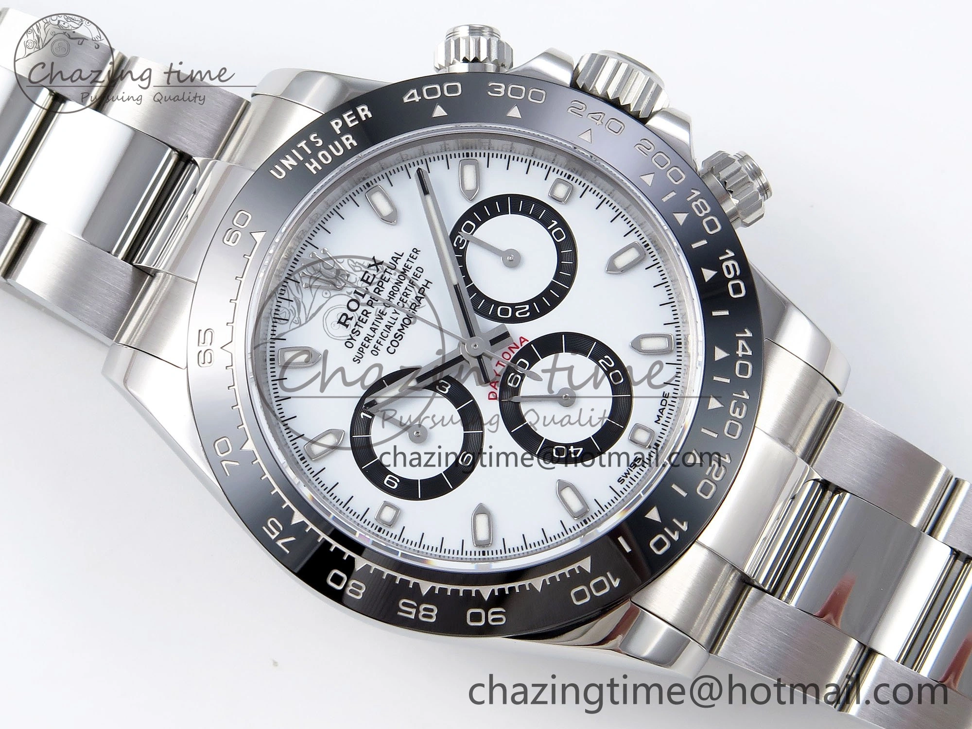 Daytona 116500 ZF 1:1 Best Edition 904L SS Case and Bracelet White Dial SH Affordable 1678