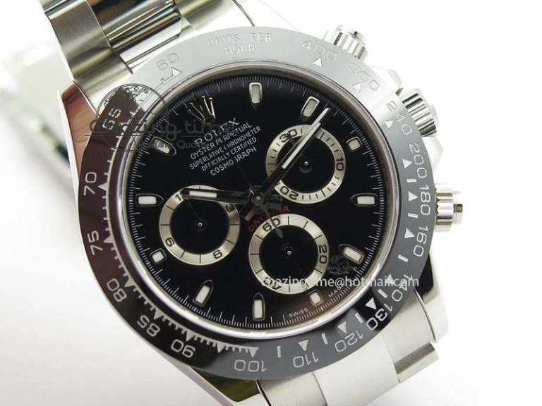 Daytona 116500LN BP Maker Best Edition Black Dial On SS Bracelet A7750 V Durable 3954