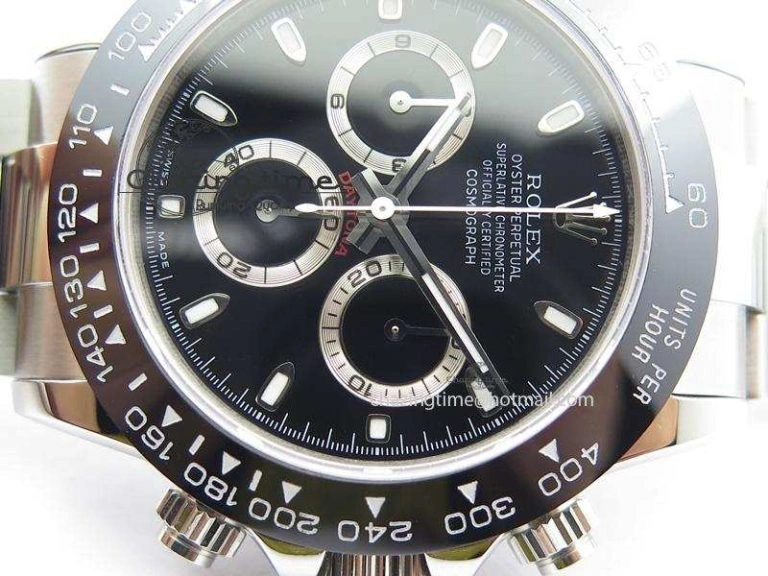 Daytona 116500LN BP Maker Best Edition Black Dial On SS Bracelet A7750 V Durable 3954