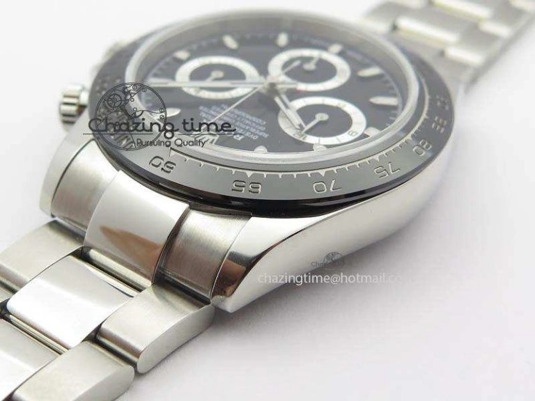 RelaxedFit Daytona 116500LN JF 1:1 Best Edition Black Dial On SS Bracelet A4130 (Same Thickness As Genuine) V 3701