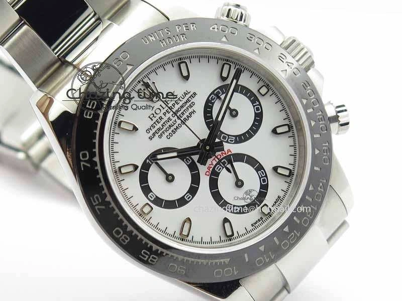 Soft Daytona 116500LN JF 1:1 Best Edition White Dial On SS Bracelet A4130 (Same Thickness As Genuine) 3726
