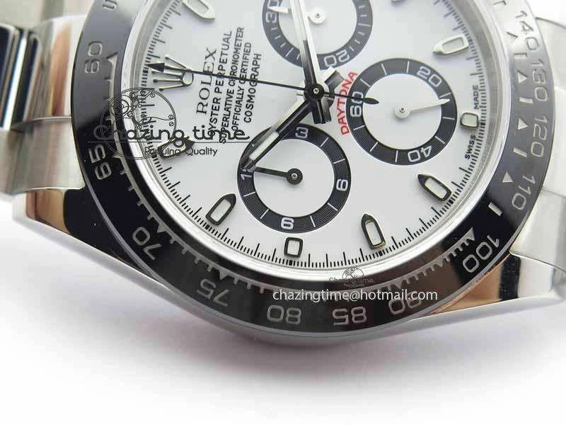 Soft Daytona 116500LN JF 1:1 Best Edition White Dial On SS Bracelet A4130 (Same Thickness As Genuine) 3726