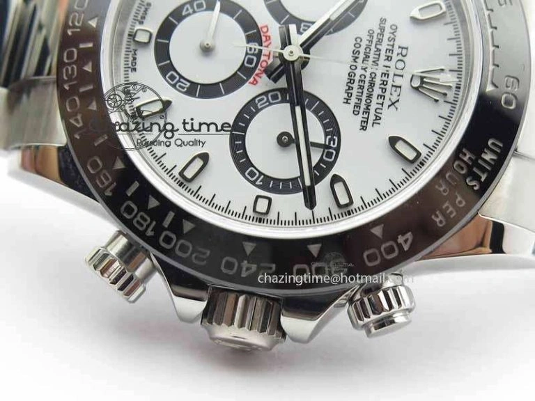Soft Daytona 116500LN JF 1:1 Best Edition White Dial On SS Bracelet A4130 (Same Thickness As Genuine) 3726