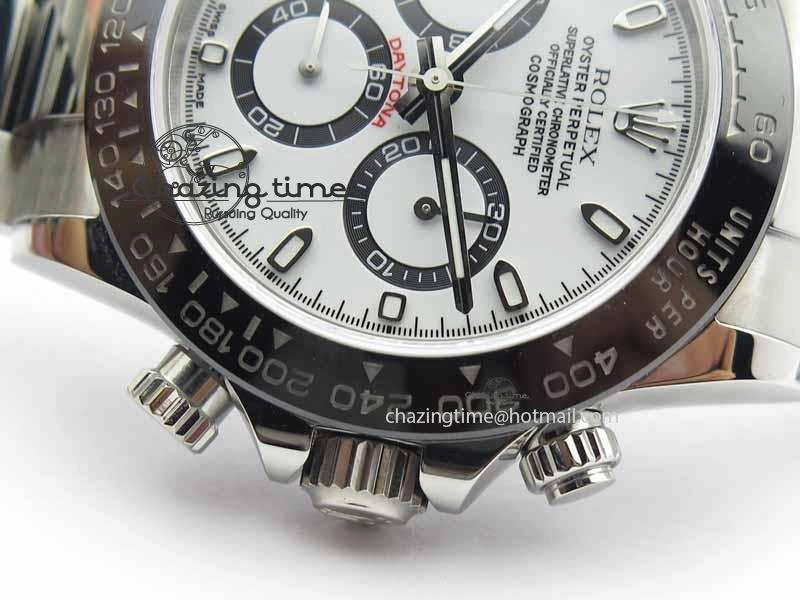 Soft Daytona 116500LN JF 1:1 Best Edition White Dial On SS Bracelet A4130 (Same Thickness As Genuine) 3726
