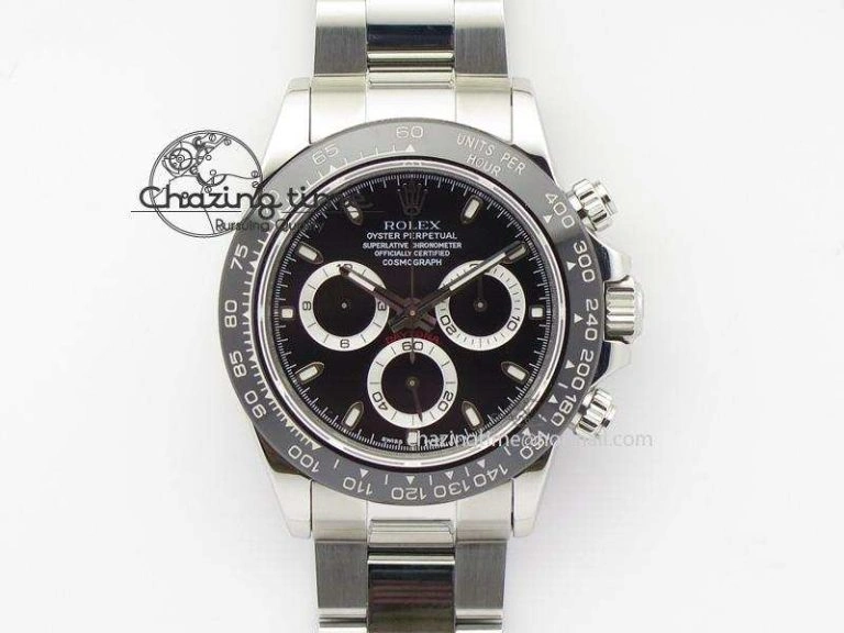 Daytona 116500LN JF Best Edition Black Dial On SS Bracelet A23J (Same Thickness As Genuine) OdorResistant 3956