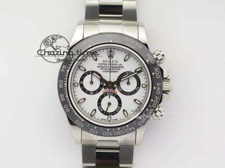 Upgraded Daytona 116500LN JF Best Edition White Dial On SS Bracelet A23J (Same Thickness As Genuine) 3955