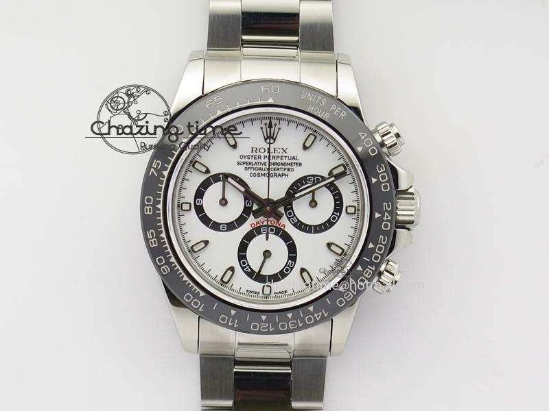 Upgraded Daytona 116500LN JF Best Edition White Dial On SS Bracelet A23J (Same Thickness As Genuine) 3955