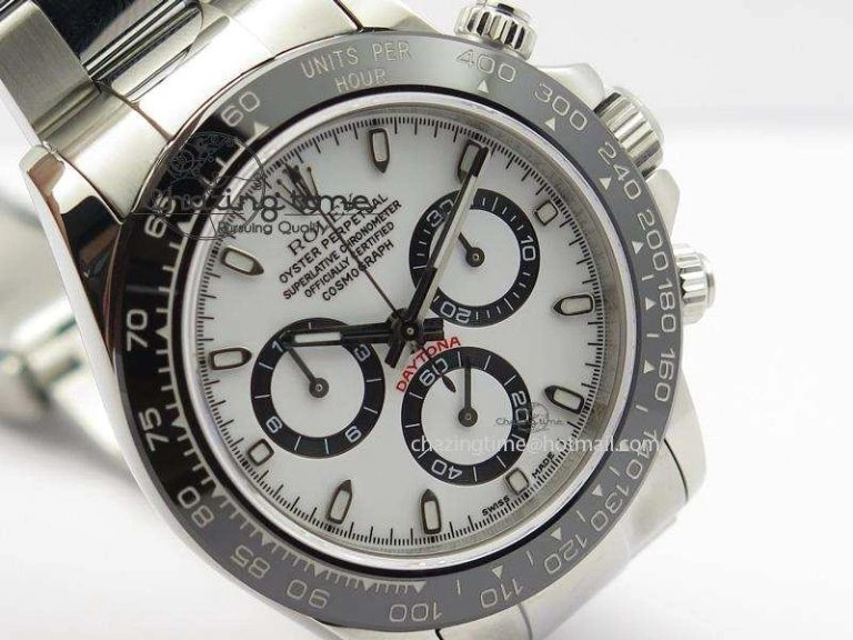 Upgraded Daytona 116500LN JF Best Edition White Dial On SS Bracelet A23J (Same Thickness As Genuine) 3955