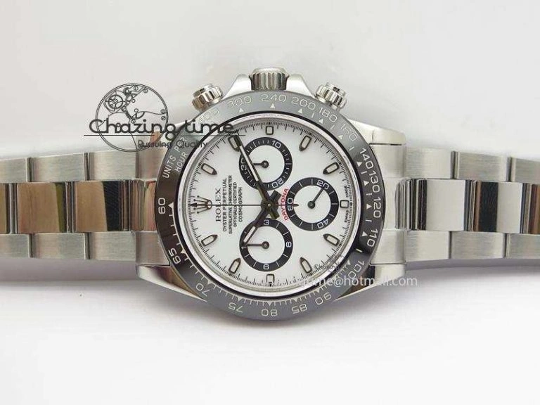 Upgraded Daytona 116500LN JF Best Edition White Dial On SS Bracelet A23J (Same Thickness As Genuine) 3955