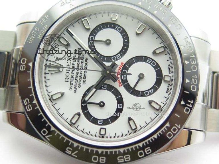 Upgraded Daytona 116500LN JF Best Edition White Dial On SS Bracelet A23J (Same Thickness As Genuine) 3955