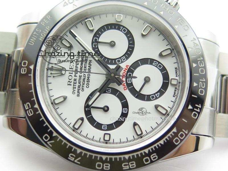Upgraded Daytona 116500LN JF Best Edition White Dial On SS Bracelet A23J (Same Thickness As Genuine) 3955