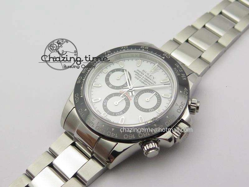 Upgraded Daytona 116500LN JF Best Edition White Dial On SS Bracelet A23J (Same Thickness As Genuine) 3955