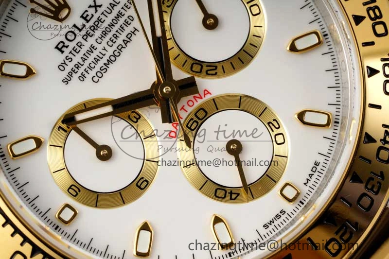 Daytona 116503 BTF 1:1 Best Edition 904L SS Case and Bracelet White Dial SA Packable 2336