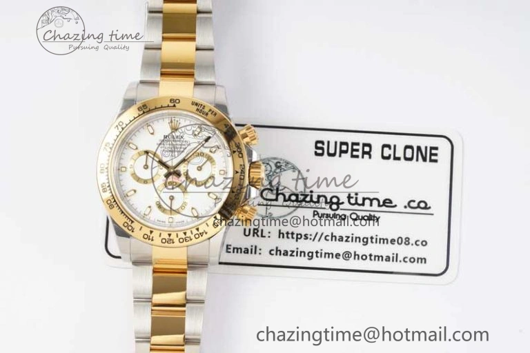 Daytona 116503 BTF 1:1 Best Edition 904L SS Case and Bracelet White Dial SA Packable 2336