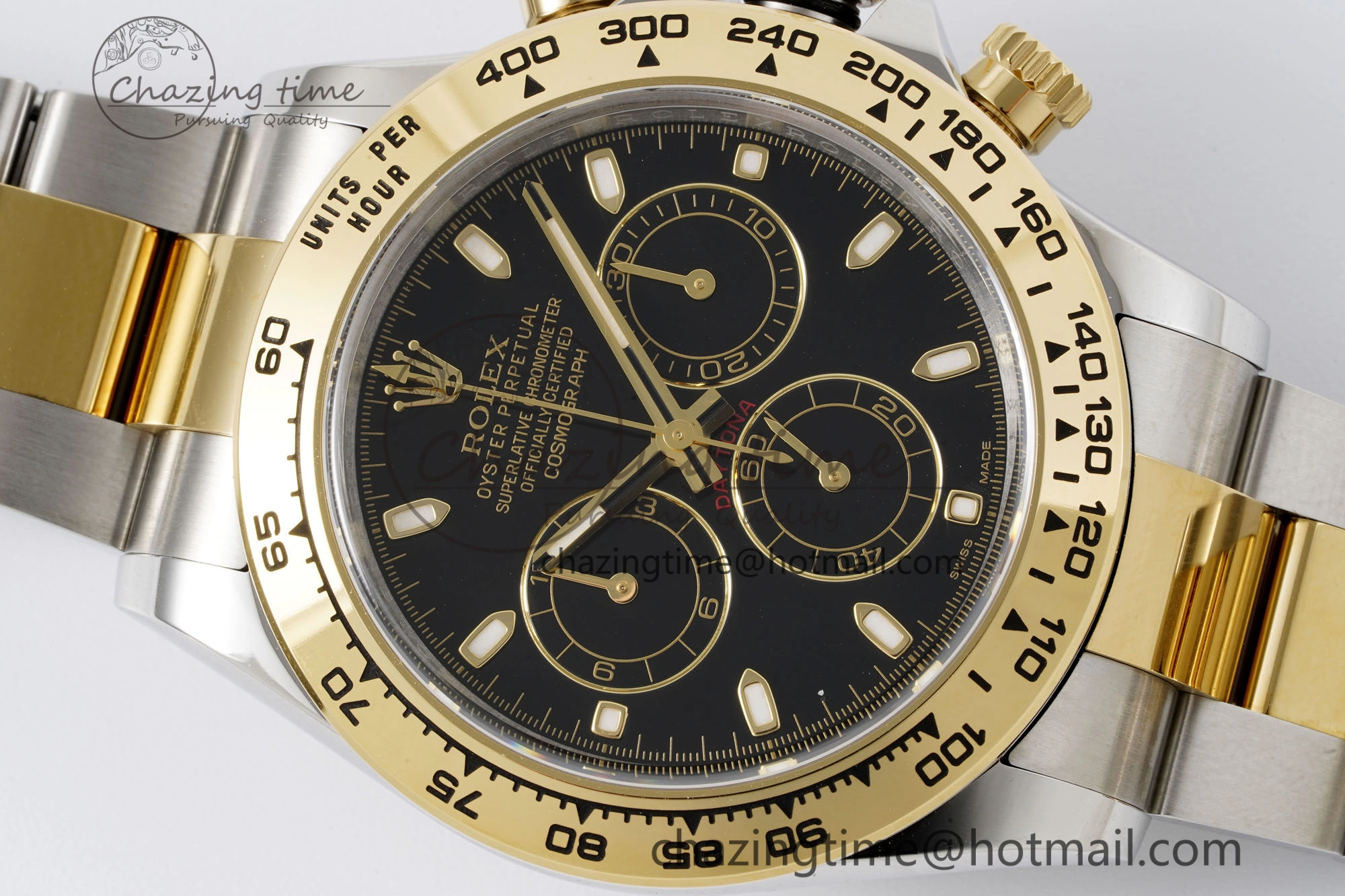 Daytona 116503 Clean 1:1 Best Edition Black Dial on SS YG Bracelet SA4130 V Seasonal 2084