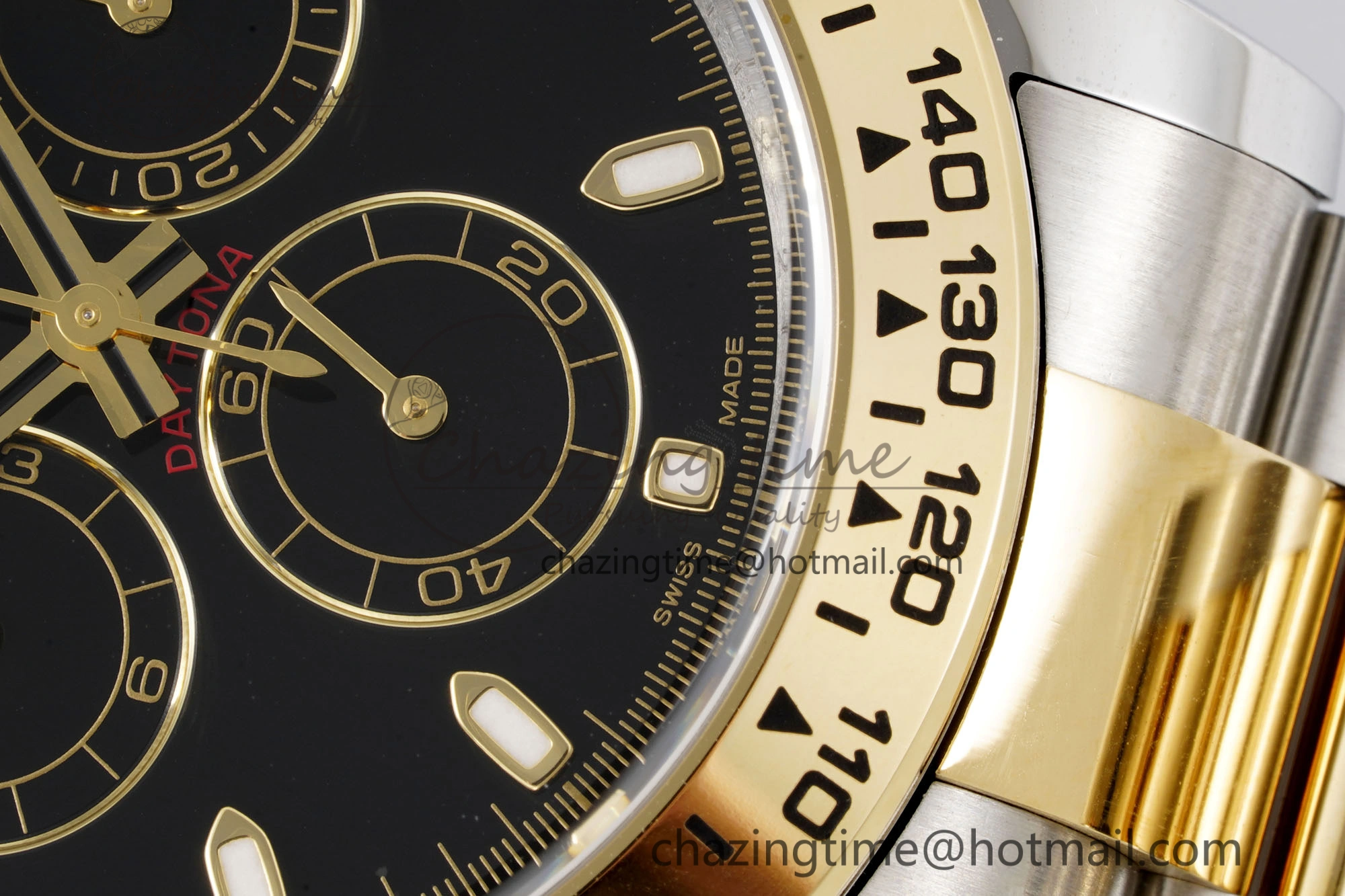 Daytona 116503 Clean 1:1 Best Edition Black Dial on SS YG Bracelet SA4130 V Seasonal 2084