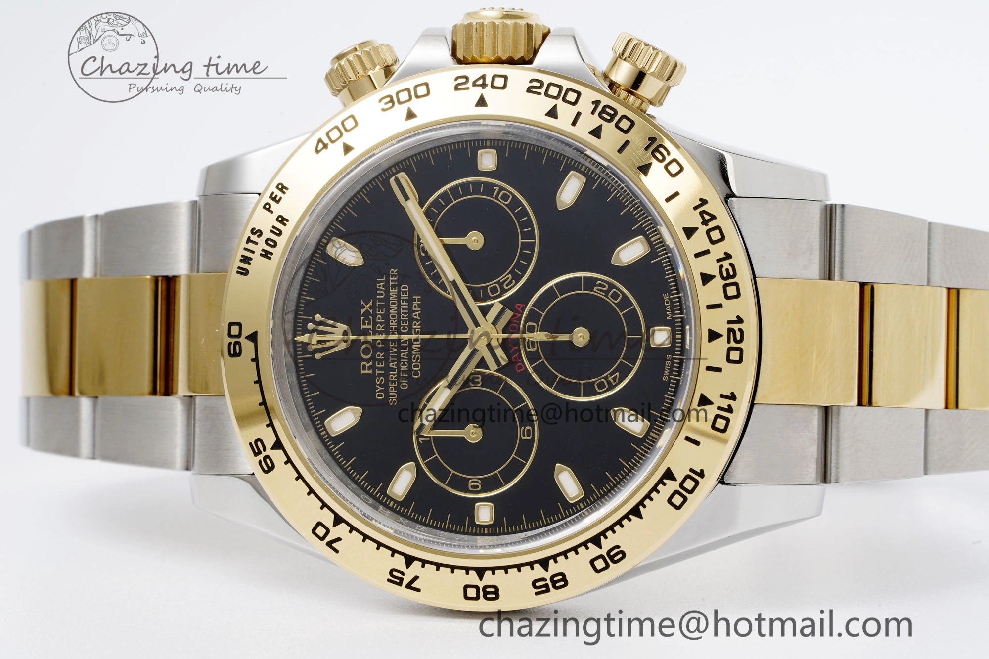 Daytona 116503 Clean 1:1 Best Edition Black Dial on SS YG Bracelet SA4130 V Seasonal 2084