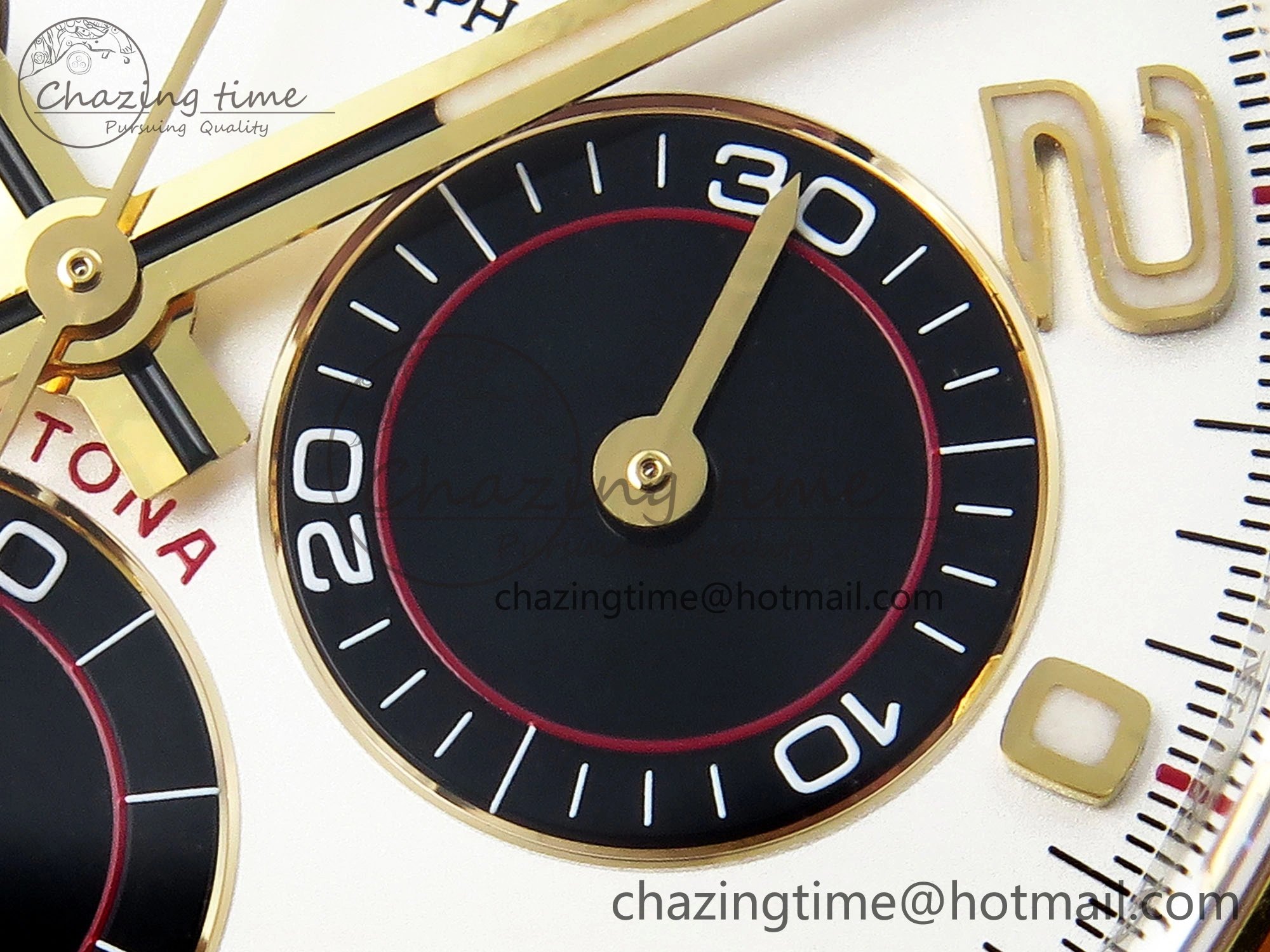 Functional Daytona 116503 Clean 1:1 Best Edition White Dial Arabic Markers on SS YG Bracelet SA4130 V 1946