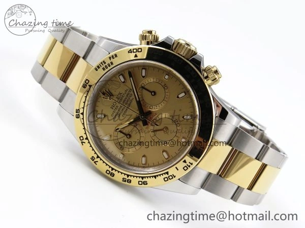 Stylish Daytona 116503 Clean 1:1 Best Edition YG Dial on SS YG Bracelet SA4130 V 1672
