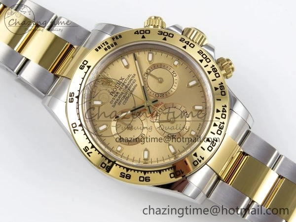Stylish Daytona 116503 Clean 1:1 Best Edition YG Dial on SS YG Bracelet SA4130 V 1672