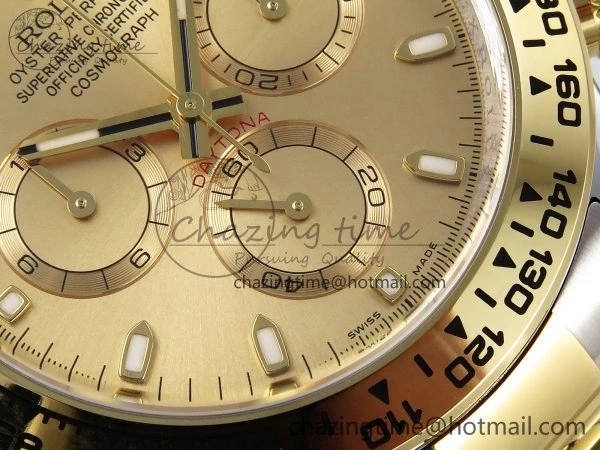 Stylish Daytona 116503 Clean 1:1 Best Edition YG Dial on SS YG Bracelet SA4130 V 1672