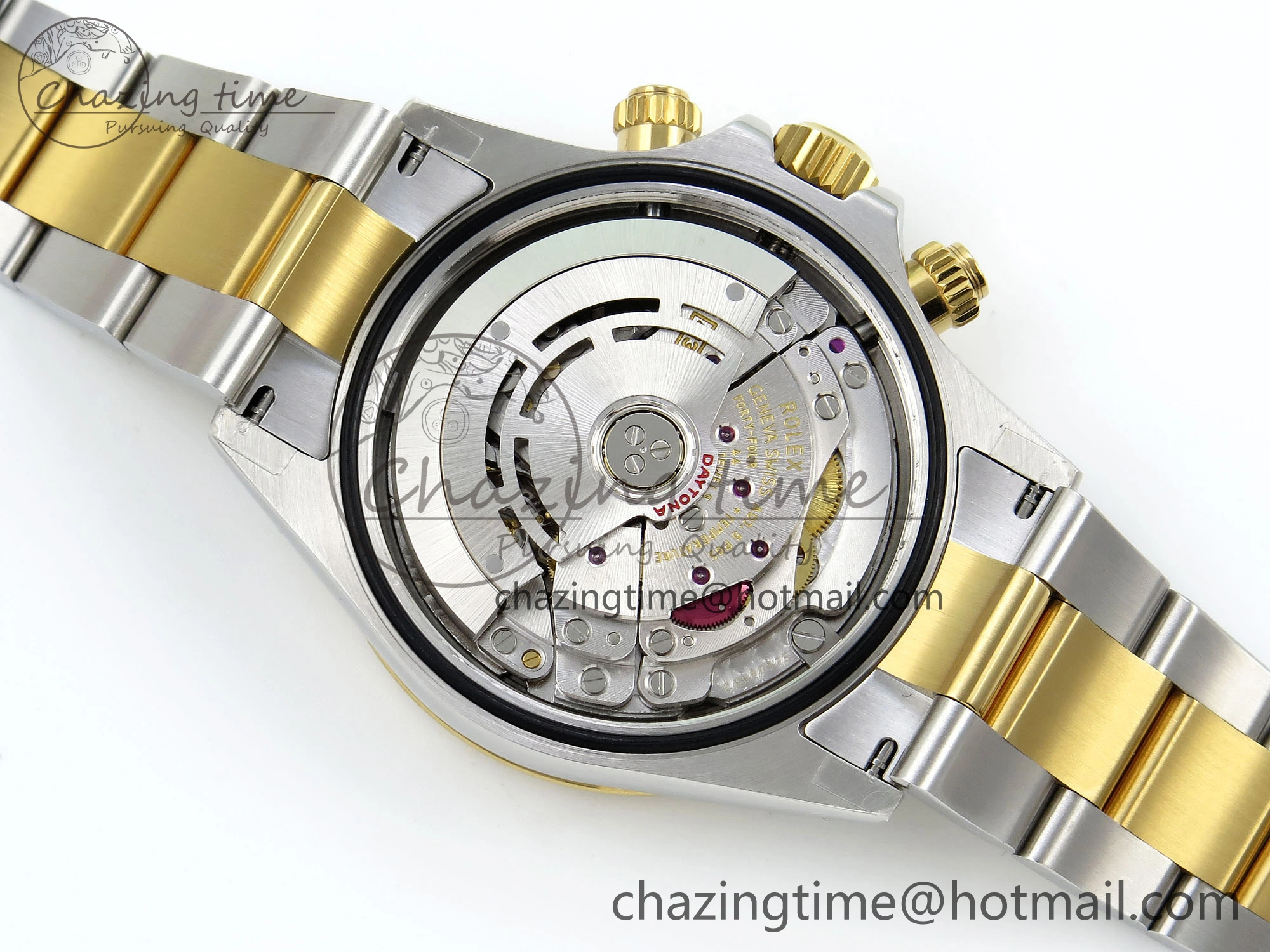 Popular Daytona 116503 QF 1:1 Best Edition White Dial on SS YG Bracelet SH4130 V3 (Gain Weight) 1728