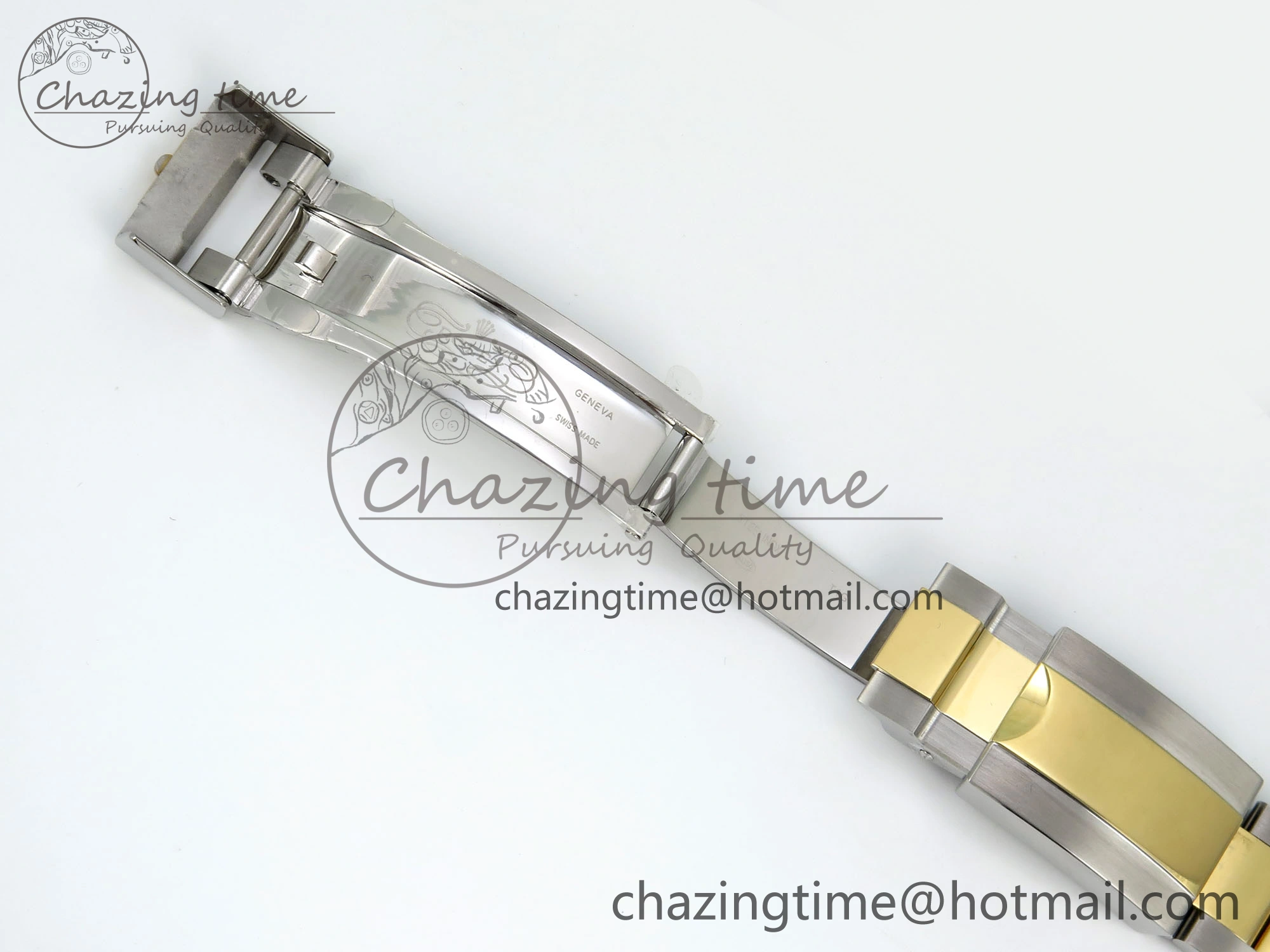 Popular Daytona 116503 QF 1:1 Best Edition White Dial on SS YG Bracelet SH4130 V3 (Gain Weight) 1728