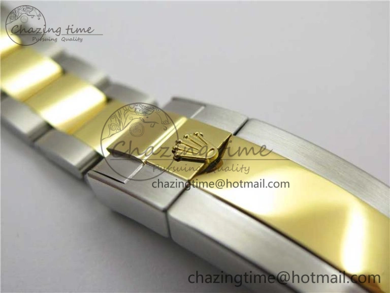 Daytona 116503 SS YG Noob 1:1 Best Edition 904L SS Case and Bracelet Gold Dial SA4130 V Trendy 3181