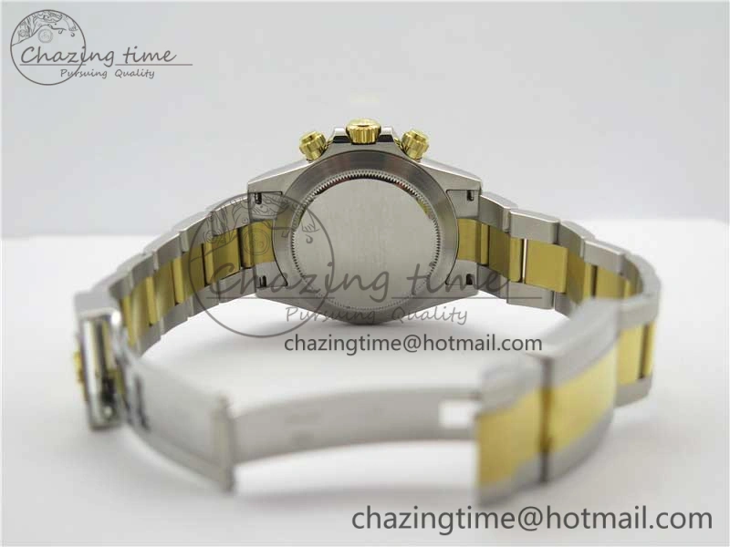 Daytona 116503 SS YG Noob 1:1 Best Edition 904L SS Case and Bracelet Gray Dial SA4130 V Colorful 3177