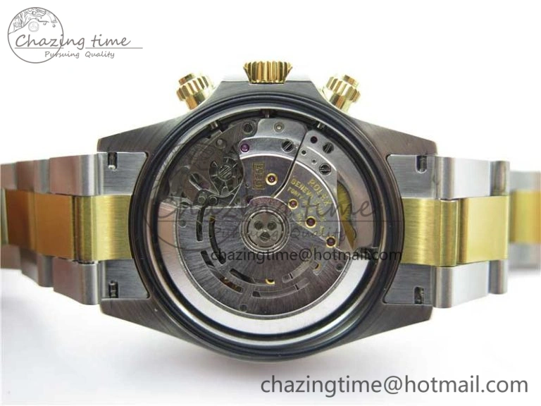 Daytona 116503 SS YG Noob 1:1 Best Edition 904L SS Case and Bracelet Gray Dial SA4130 V Colorful 3177