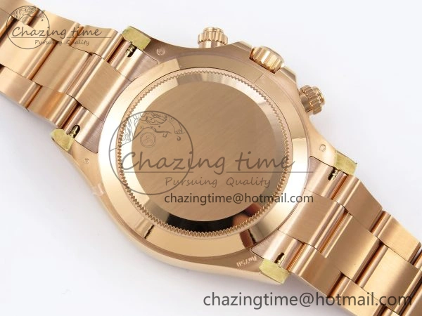 WrinkleFree Daytona 116505 1:1 Best Edition Clean Factory Champagne Diamond Markers Dial on RG Bracelet A 1734