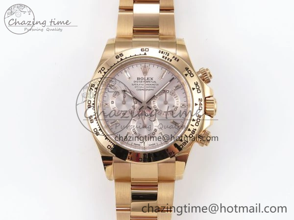 WrinkleFree Daytona 116505 1:1 Best Edition Clean Factory Champagne Diamond Markers Dial on RG Bracelet A 1734