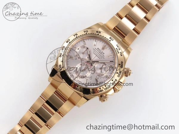 WrinkleFree Daytona 116505 1:1 Best Edition Clean Factory Champagne Diamond Markers Dial on RG Bracelet A 1734