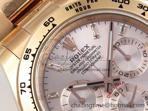 WrinkleFree Daytona 116505 1:1 Best Edition Clean Factory Champagne Diamond Markers Dial on RG Bracelet A 1734