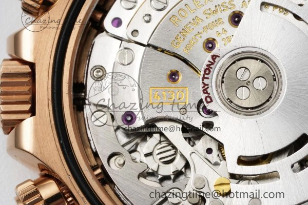 Classic Daytona 116505 BTF 1:1 Best Edition Black Diamonds Dial on RG Bracelet SA 2118