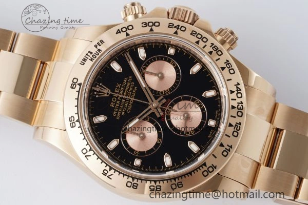 HighPerformance Daytona 116505 BTF 1:1 Best Edition Black RG Dial on RG Bracelet SA 2116