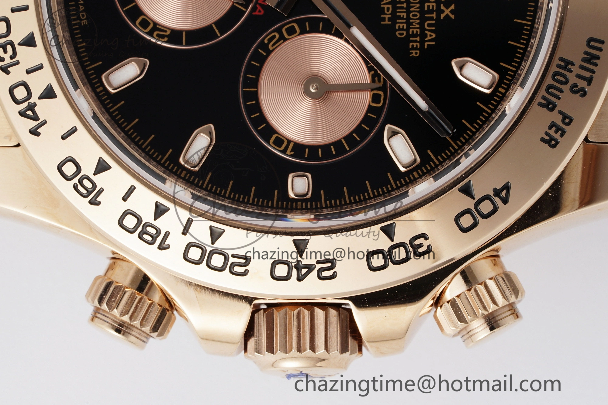 HighPerformance Daytona 116505 BTF 1:1 Best Edition Black RG Dial on RG Bracelet SA 2116