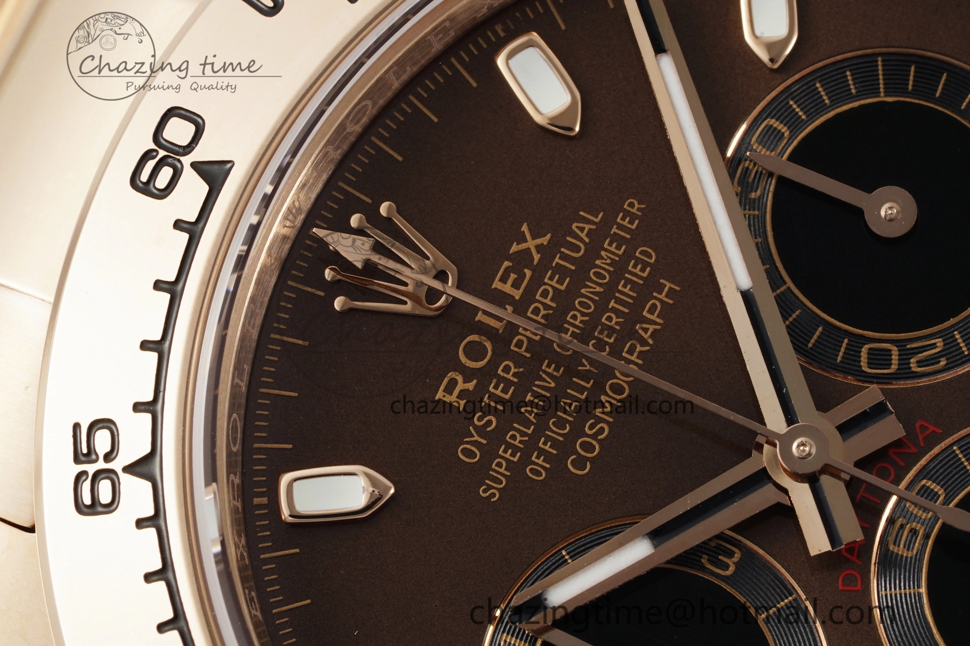 Daytona 116505 BTF 1:1 Best Edition Brown Dial on RG Bracelet SA TravelReady 2117