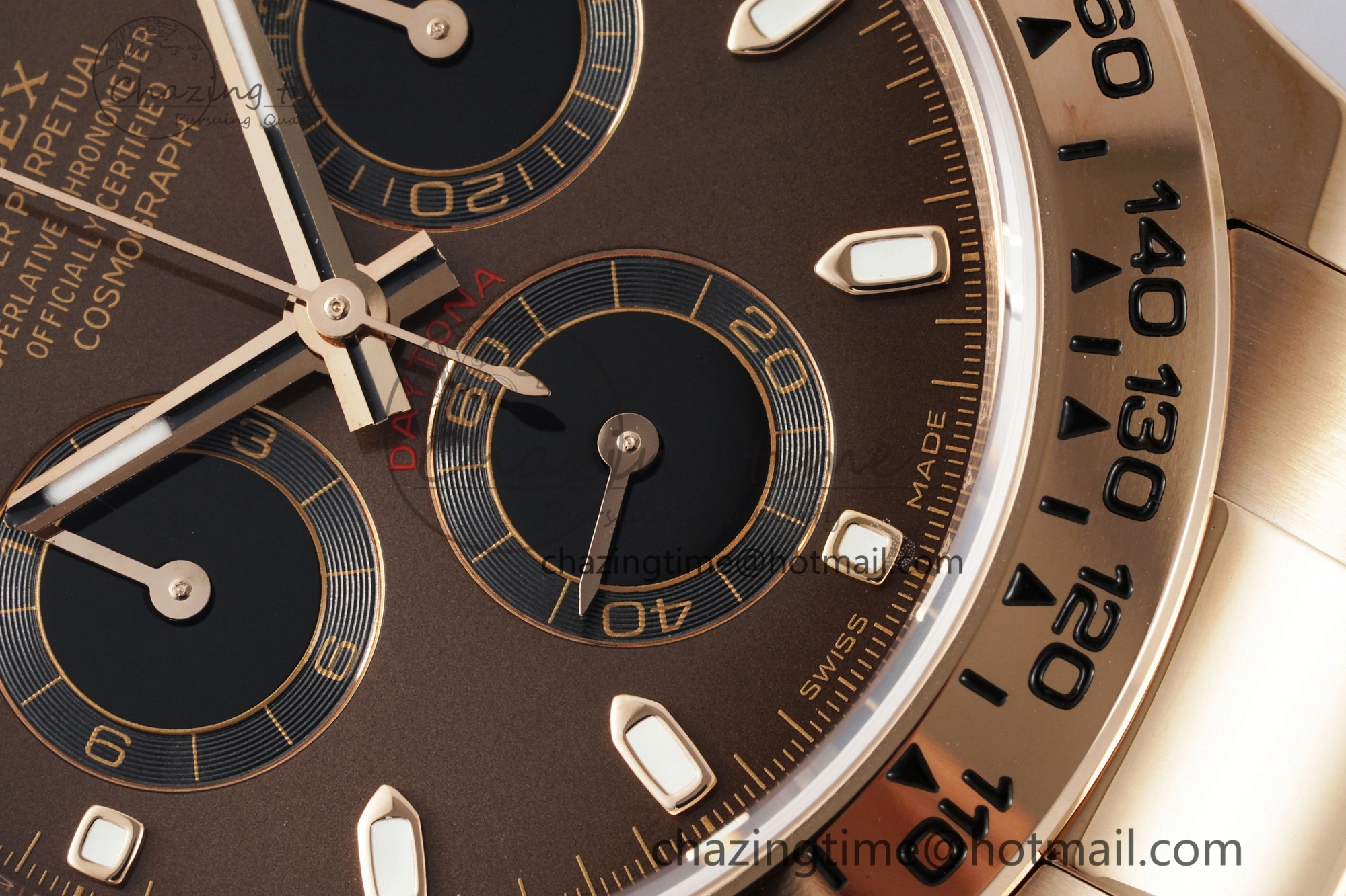Daytona 116505 BTF 1:1 Best Edition Brown Dial on RG Bracelet SA TravelReady 2117