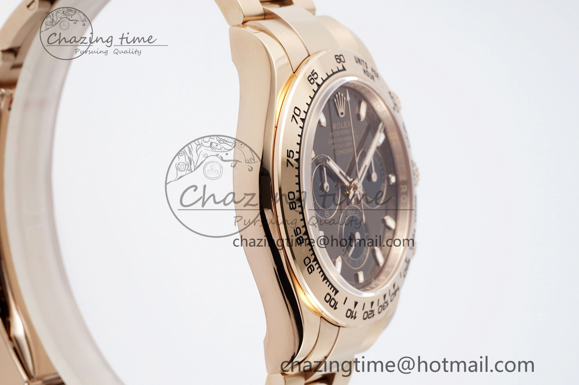 Daytona 116505 BTF 1:1 Best Edition Brown Dial on RG Bracelet SA TravelReady 2117