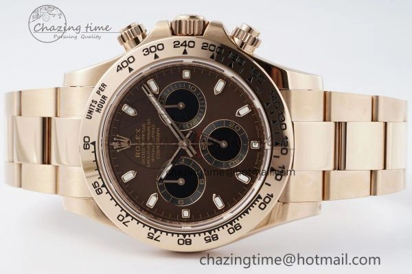 Daytona 116505 BTF 1:1 Best Edition Brown Dial on RG Bracelet SA TravelReady 2117