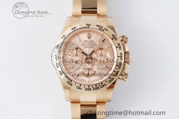 Sleek Daytona 116505 BTF 1:1 Best Edition RG Crystal Dial on RG Bracelet SA 2121