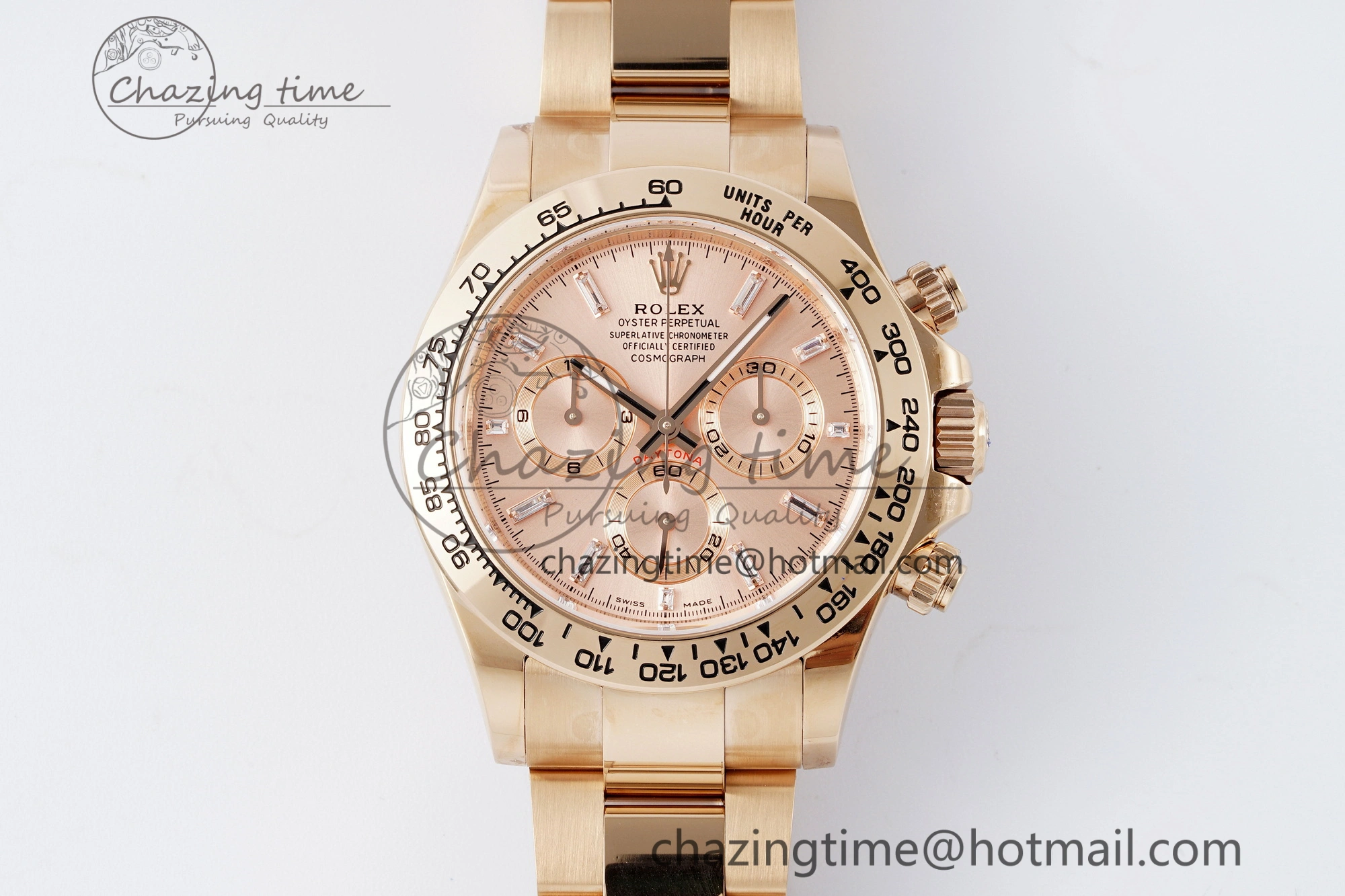 Sleek Daytona 116505 BTF 1:1 Best Edition RG Crystal Dial on RG Bracelet SA 2121