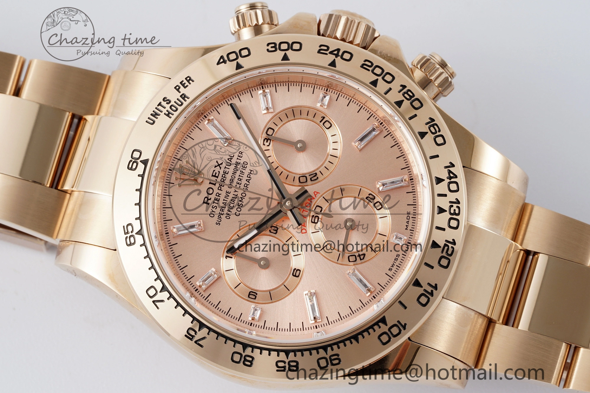 Sleek Daytona 116505 BTF 1:1 Best Edition RG Crystal Dial on RG Bracelet SA 2121