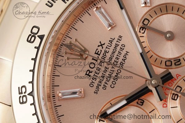 Sleek Daytona 116505 BTF 1:1 Best Edition RG Crystal Dial on RG Bracelet SA 2121