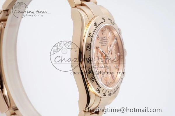 Sleek Daytona 116505 BTF 1:1 Best Edition RG Crystal Dial on RG Bracelet SA 2121