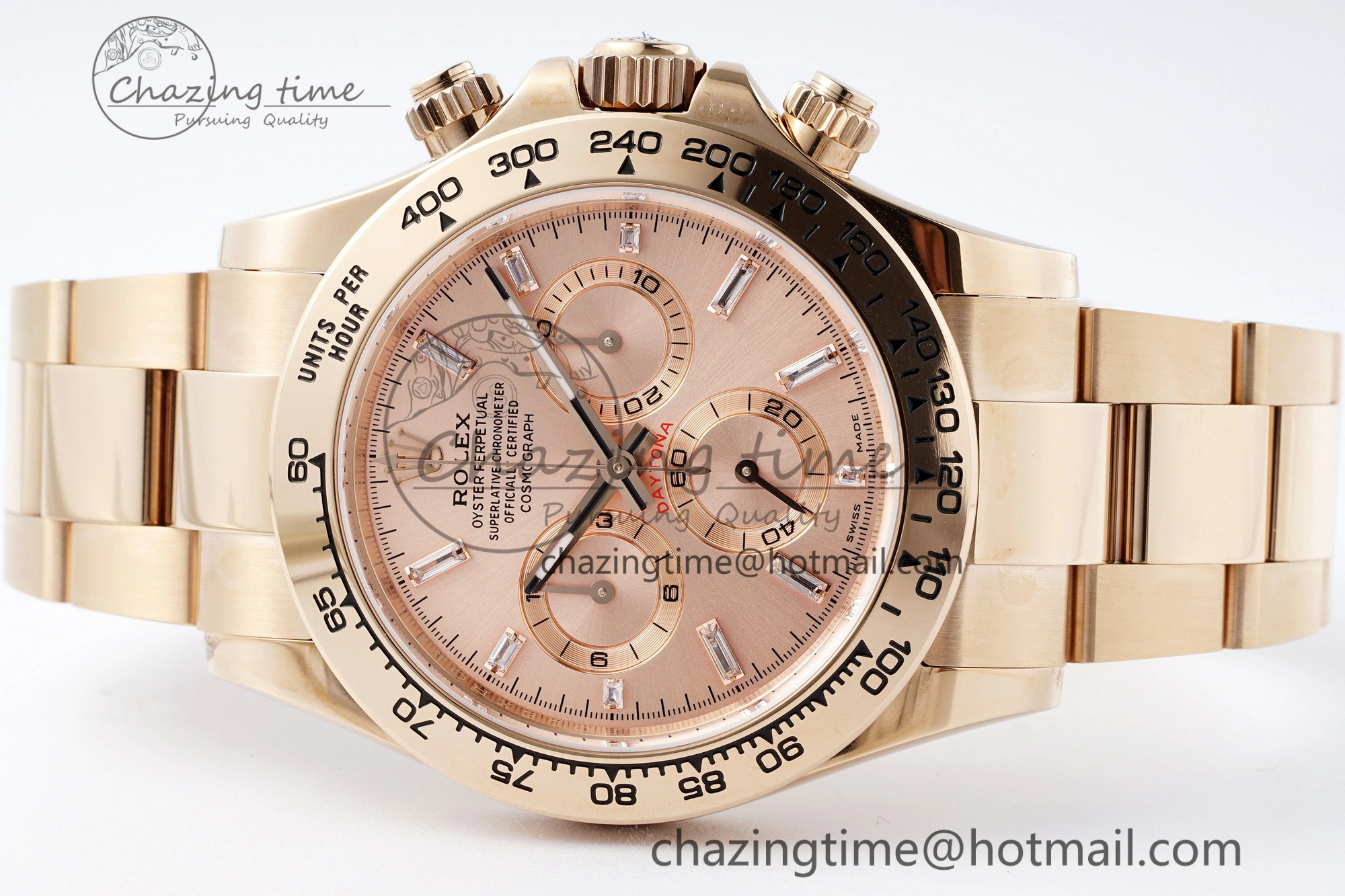 Sleek Daytona 116505 BTF 1:1 Best Edition RG Crystal Dial on RG Bracelet SA 2121