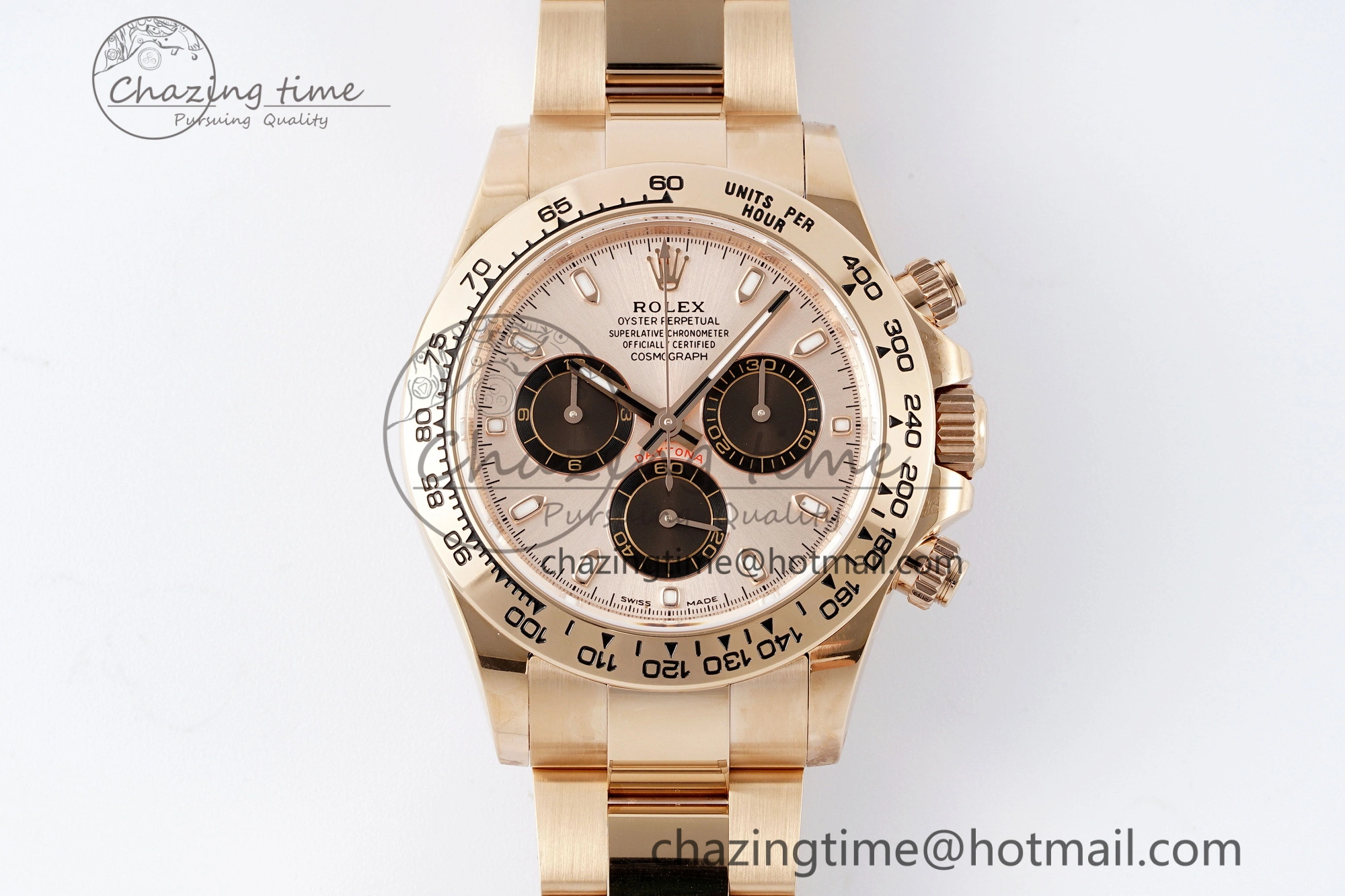 Vibrant Daytona 116505 BTF 1:1 Best Edition RG Black Dial on RG Bracelet SA 2120